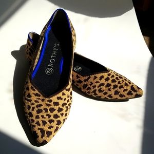 Rothy's The Point Leopard (retired) Size 9.5